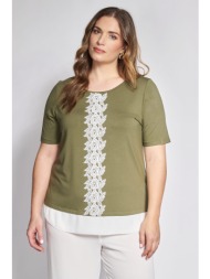 μπλούζα με λεπτομέρειες ...