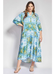 prbt maxi φόρεμα boho εμπριμέ από ανάλαφρη βισκόζη