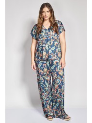 prbt παντελόνα ζέρσεϊ με floral print