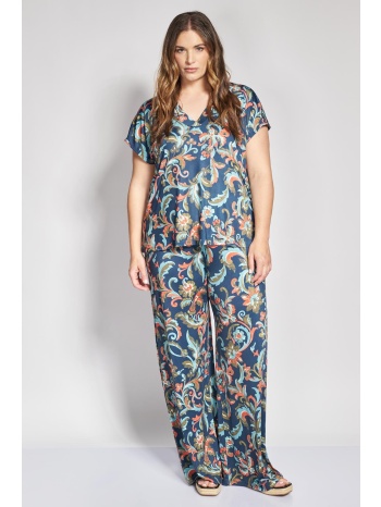 prbt παντελόνα ζέρσεϊ με floral print