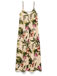 μάξι slip on dress με τιράντες και φλοράλ μοτίβο vero moda