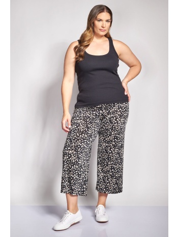 cropped παντελόνα με animal print σε προσφορά