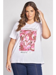 βαμβακερό t-shirt με ...