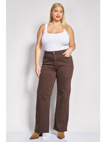 τζιν παντελόνι πεντάτσεπο wide leg