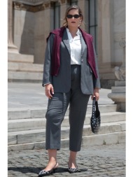 peg παντελόνι κοστουμιού twill με διακοσμητικά θηλάκια
