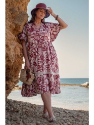 boho φόρεμα εμπριμέ ...