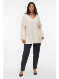 τζιν σε mom fit γραμμή vero moda - γκρι