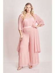 παντελόνα chiffon πλισέ ...