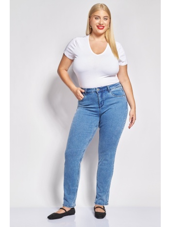 τζιν παντελόνι slim fit μπλε - μπλε