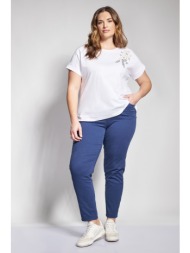 παντελόνι πεντάτσεπο slim fit - μπλε