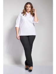 παντελόνι tailored κρεπ slim - μαύρο