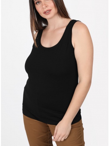 basic αμάνικο top