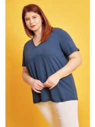 basic μπλούζα βαμβακερή ...