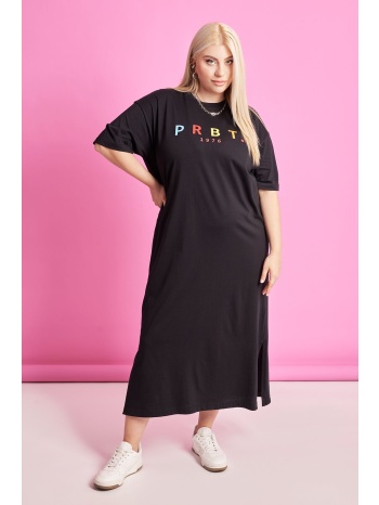 prbt μάξι φόρεμα t-shirt με logo