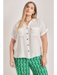 πουκάμισο βισκόζη με τσέπες vero moda