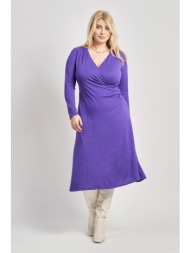 φόρεμα κρουαζέ πλεκτό