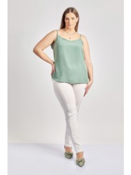 παντελόνι cigarette με φερμουάρ