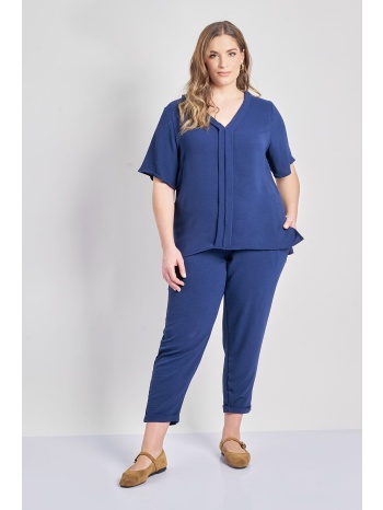 παντελόνι washed με ρεβέρ σε προσφορά