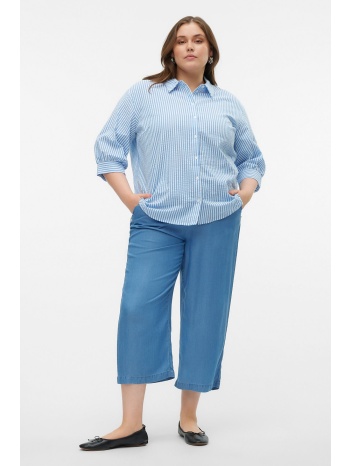 cropped παντελόνα tencel όψη τζιν vero moda σε προσφορά