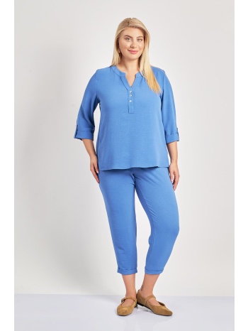 παντελόνι washed με ρεβέρ σε προσφορά