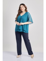 παντελόνι κρεπ με τσάκιση