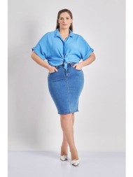 τζιν μίντι φούστα pencil