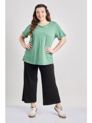 βισκόζ cropped παντελόνα