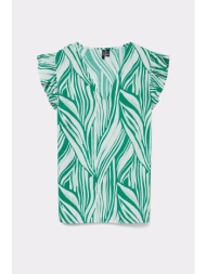 εμπριμέ μπλούζα vero moda