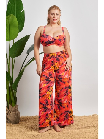 εμπριμέ παντελόνα ελαστικό εμπριμέ φλοράλ σε προσφορά