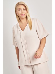 μπλούζα washed με v και ...