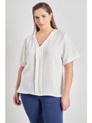 μπλούζα washed με v και ...