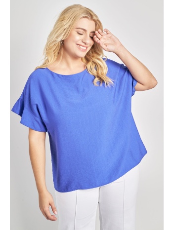 μπλούζα ρεγιόν όψη λινό σε προσφορά