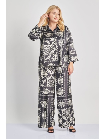 παντελόνα σατινέ εμπριμέ σχέδιο μαντήλι σε προσφορά