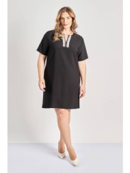 φόρεμα με κροσέ στο v ...