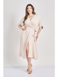 κρουαζέ αέρινο φόρεμα με ...