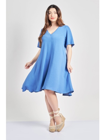 μίντι φόρεμα washed ανάγλυφο σε προσφορά