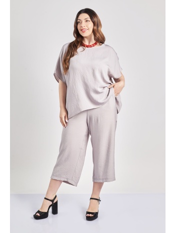 παντελόνα cropped όψη λινό σε προσφορά