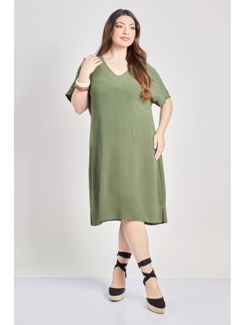 φόρεμα μίντι washed ανάγλυφο σε προσφορά