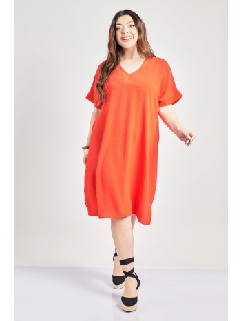 φόρεμα μίντι washed ανάγλυφο σε προσφορά