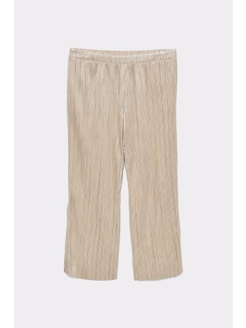 βραδινή παντελόνα πλεκτή με φόιλ σε προσφορά