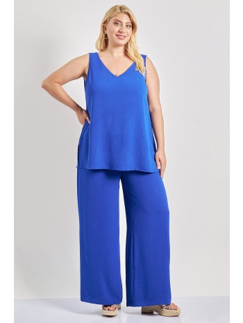 παντελόνα αέρινη washed ανάγλυφο σε προσφορά