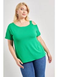 μπλούζα βισκόζης με έναν ώμο