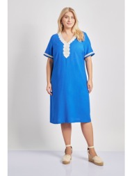 φόρεμα μίντι σε όψη ...