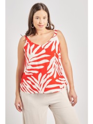 αμάνικο τοπ εμπριμέ ...