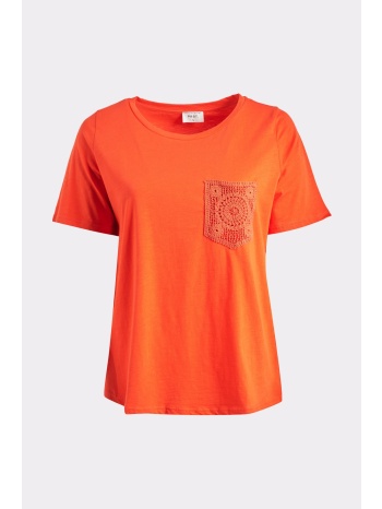 prbt μπλούζα βαμβακερή με κέντημα στην τσέπη σε προσφορά