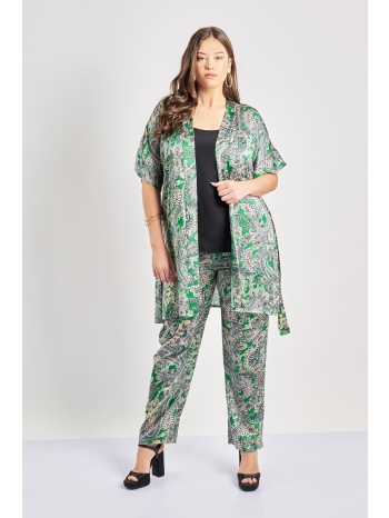 μακριά εμπριμέ παντελόνα σε προσφορά