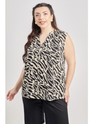 μπλούζα βισκόζη αμάνικη ...