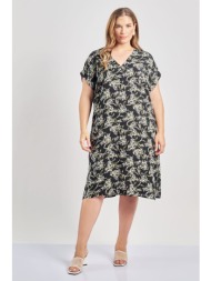 μίντι φόρεμα βισκόζη ...