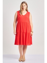 αμάνικο μίντι γκοφρέ ...