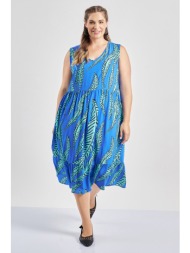 αμάνικο φόρεμα βισκόζη ...